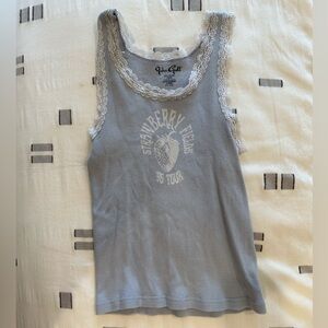 Strawberry fields brandy lace tank